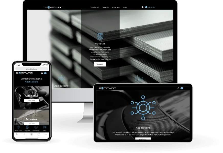 Complam Website mock up