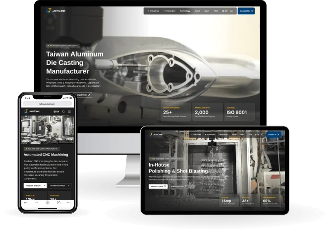 Joincast Website Mock-up