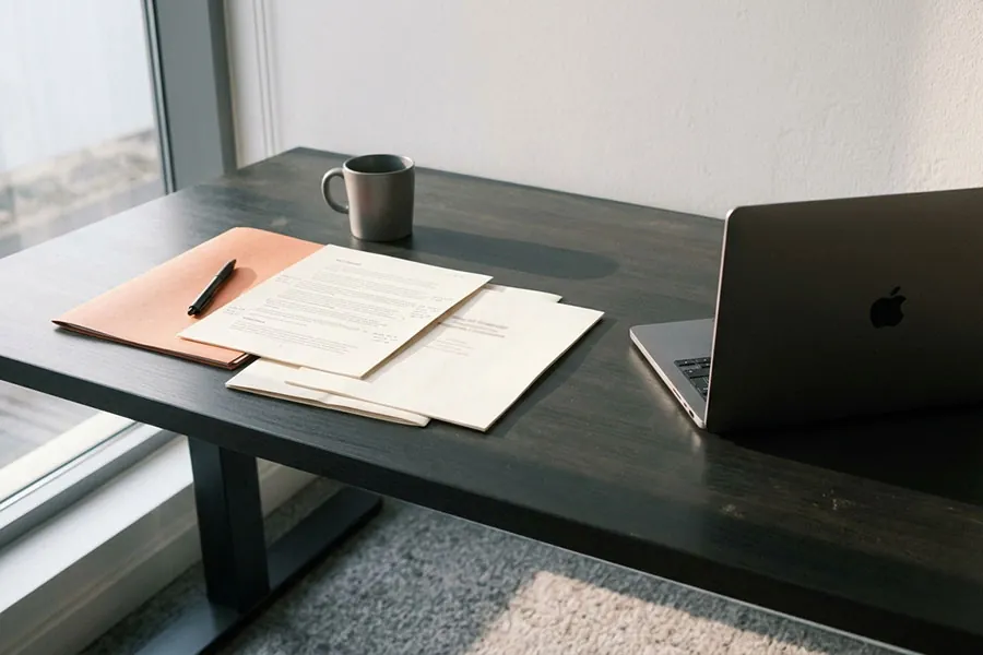 Two marketing agency proposals compared side by side, one tabbed in orange." Remove this line at publication